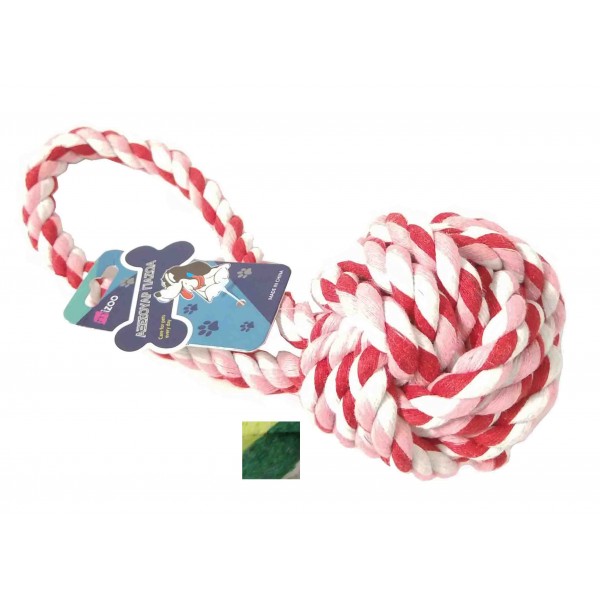 ΠΑΙΧΝΙΔΙ ΣΚΥΛΟΥ ΜΠΑΛΑ ΚΟΜΠΟΣ ΜΕ ΧΕΡΟΥΛΙ ΣΕ 2 ΧΡΩΜΑΤΑ 23CM